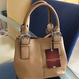 Tignanello Leather Handbag